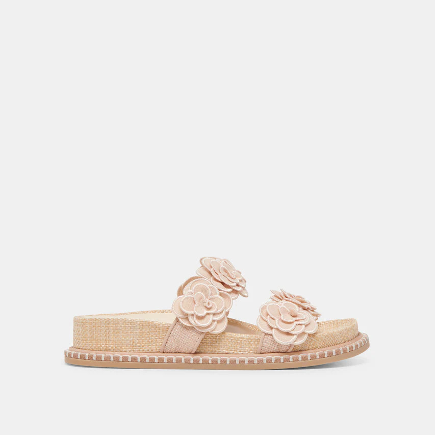 SHERLA SANDALS PRALINE RAFFIA | DolceVita.com