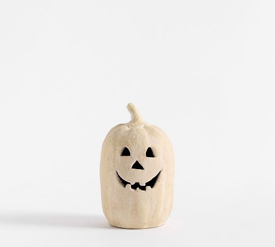 Handmade Terracotta Jack O' Lantern | Pottery Barn (US)