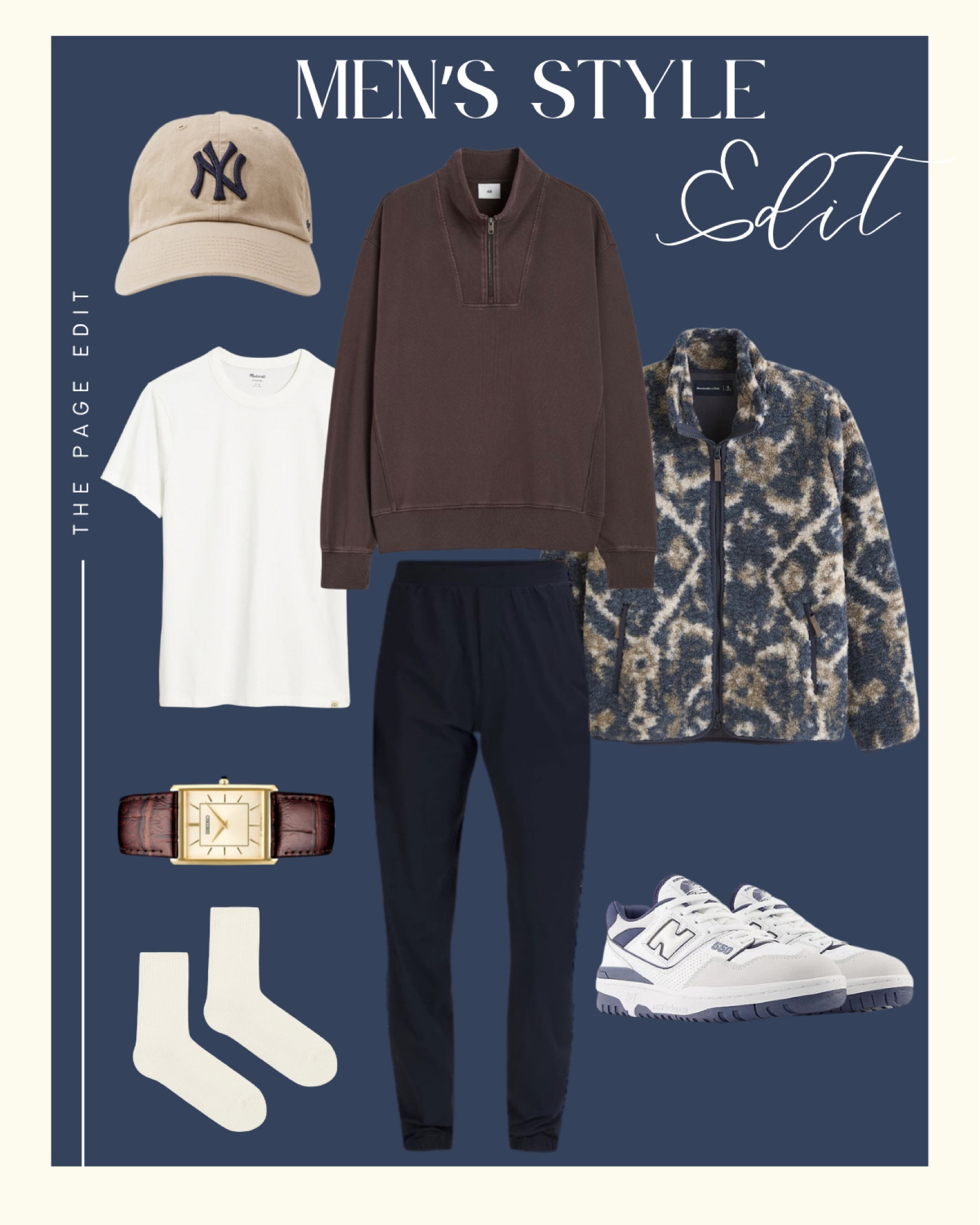 Idea # 4 is built for lazy Sundays or trips to and from the gym. Some live to be cozy, we are cozy to live. (Not sure that actually means anything.) — We love this relaxed quarter zip from H&M, so we thought we’d share 4 ways to wear it — 2 ‘fits ideas for each color! (We recommend sizing down for a slimmer fit, true to size for a relaxed fit).

#LTKmens #LTKstyletip #LTKSeasonal