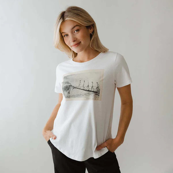 Basic Crew Neck Tee, North Shore | Albion Fit