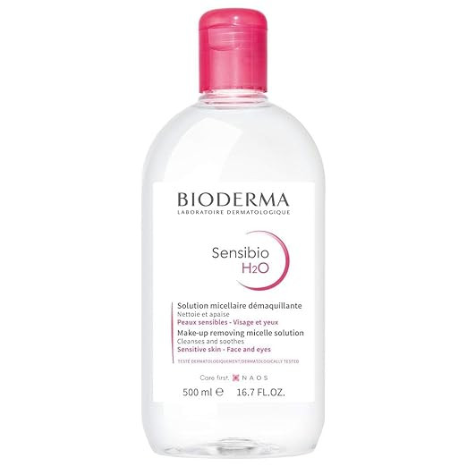 Bioderma - Sensibio - H2O Micellar Water - Makeup Remover Cleanser - Face Cleanser for Sensitive ... | Amazon (US)