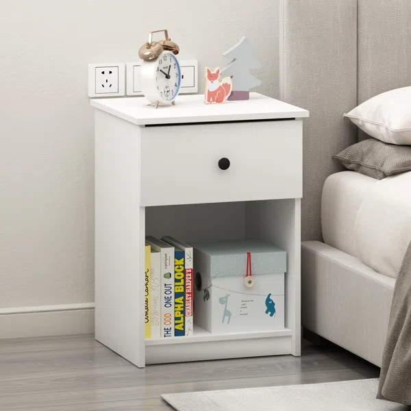 1 - Drawer Nightstand (Set of 2) | Wayfair North America