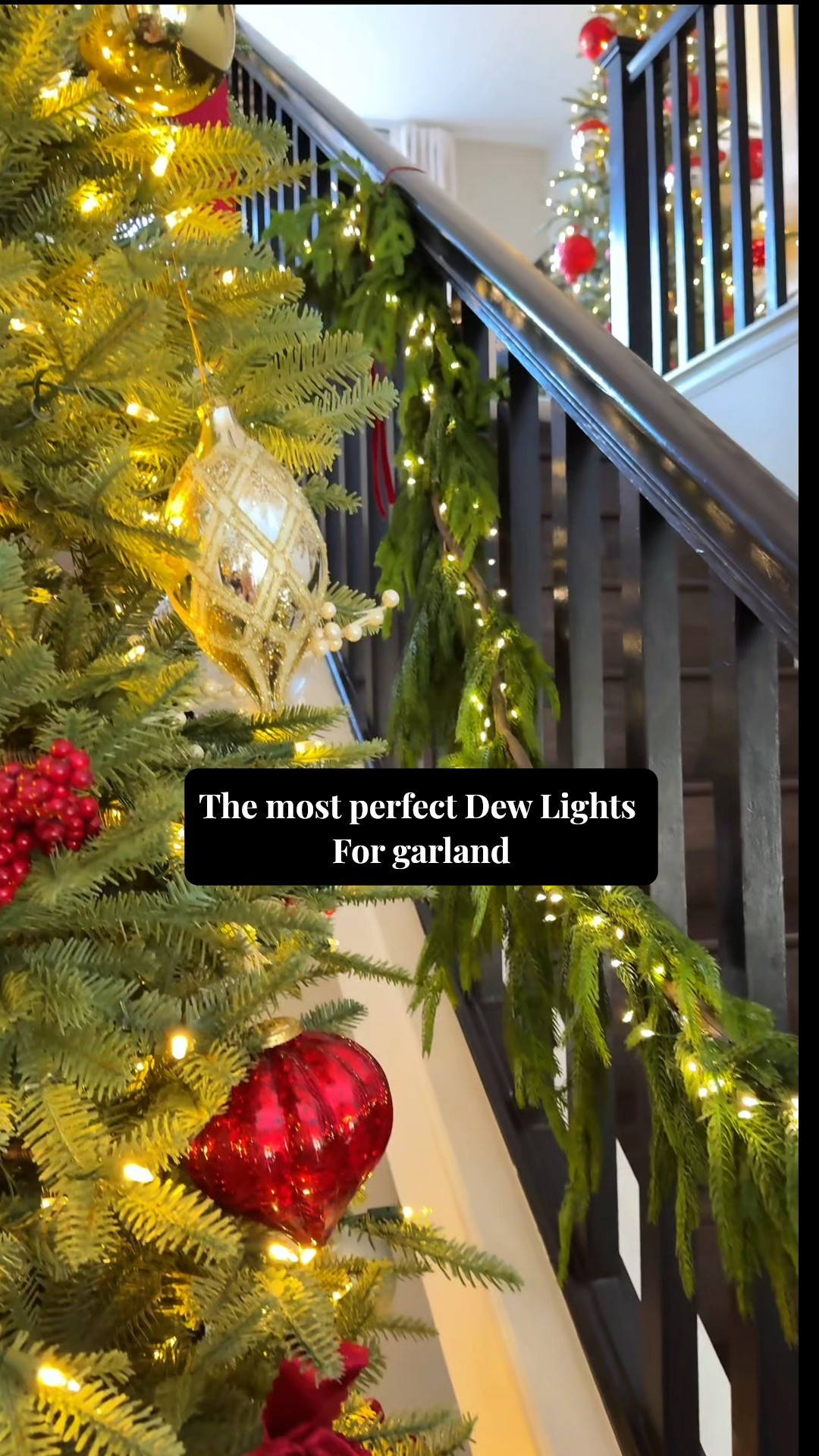 #christmaslights #christmasdecor #garland #christmasgarland #homidaydeckr

#LTKHoliday #LTKSeasonal #LTKHome