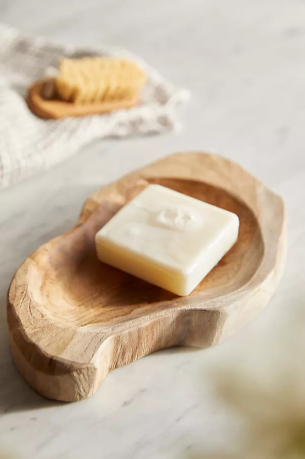 Teak Wood Soap Dish | Anthropologie (US)