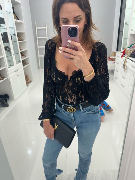 Date night vibes. 
#ootn 
#trendytop
#lacetop
#midrisedenimjeans

#ltkunder50
#ltkunder100
#ltkbeauty
#ltkstyletip
#ltkitbag
#ltkworkwear
#ltkfamily 
#walkinmyheels
#amazon
#ltkshoecrush 

Date night, ladies night,, club, trendy wear, summer 2 piece, chic style

#LTKover40 #LTKparties #LTKbeauty