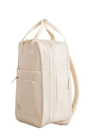 BEIS The Expandable Backpack in Beige from Revolve.com | Revolve Clothing (Global)