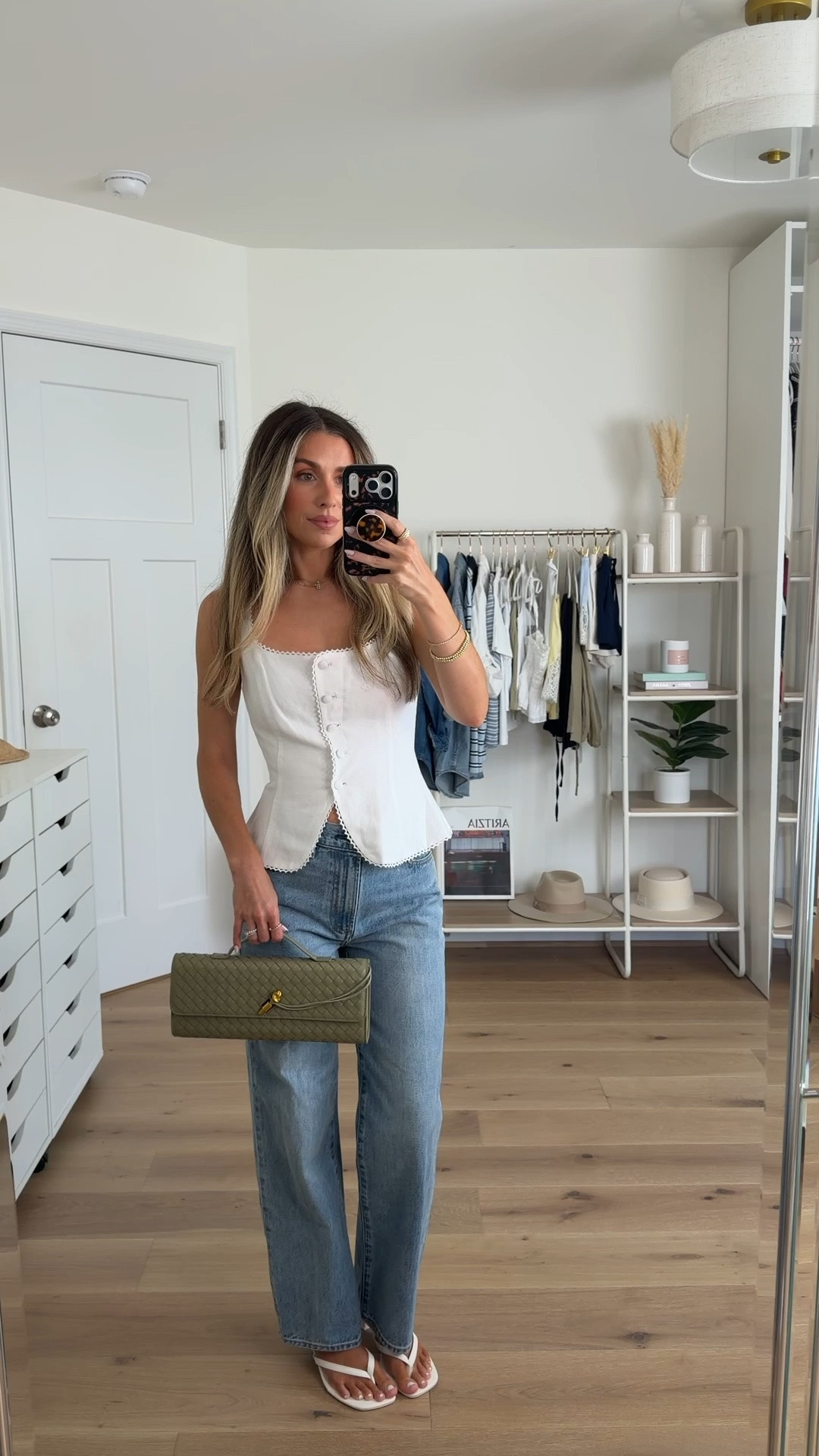 In love with these Aritzia denim forum jeans! These are technically an ankle length so they fit me perfectly since I’m 5’2! Wearing my usual size 24!

#LTKSeasonal #LTKPetite #LTKootd