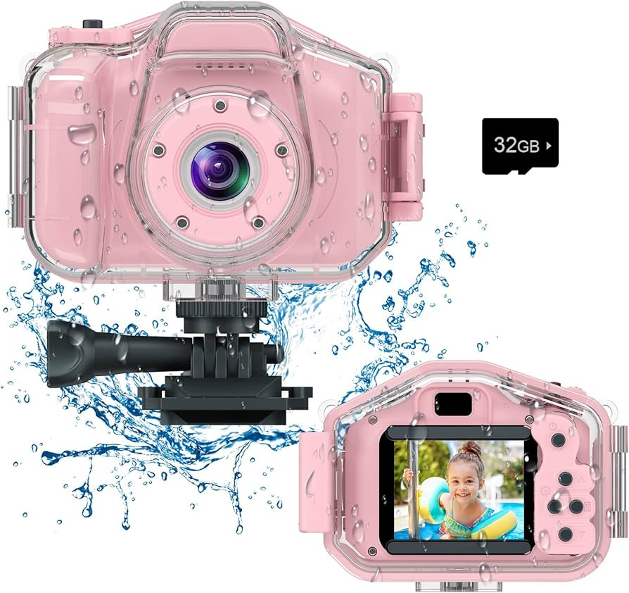 Agoigo Kids Waterproof Camera Toys for 3-12 Year Old Boys Girls Christmas Birthday Gifts Children... | Amazon (US)