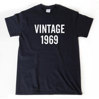 Vintage 1969 T-Shirt, 55Th Birthday Shirt, Funny Gift Tee Shirt | Etsy (US)