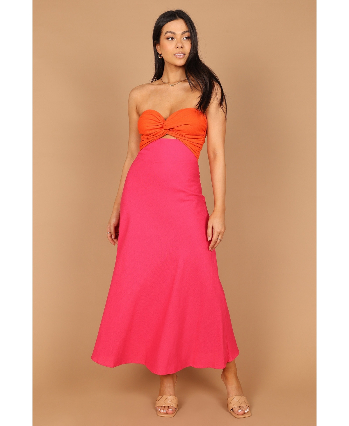 Petal and Pup Women's Rosetta Dress - Fuchsia/orange | Macy's