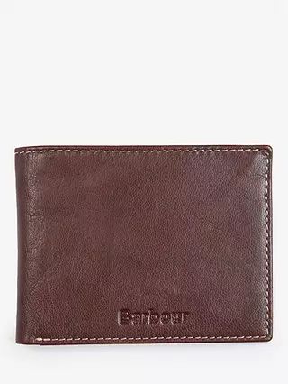Barbour Crail Leather Wallet, Chestnut Brown | John Lewis (UK)