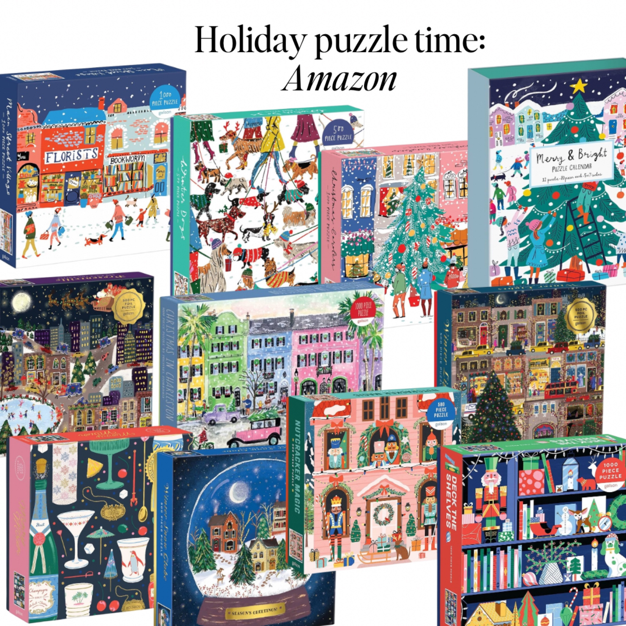 Holiday family time: the cutest holiday puzzles on Amazon. 

Just add cocoa and a Hallmark movie. 

#LTKHoliday #LTKFamily #LTKGiftGuide