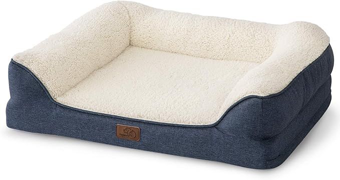 Bedsure Orthopedic Dog Bed for Medium Dogs - Memory Foam Waterproof Dog Bed Medium Washable Pet S... | Amazon (US)