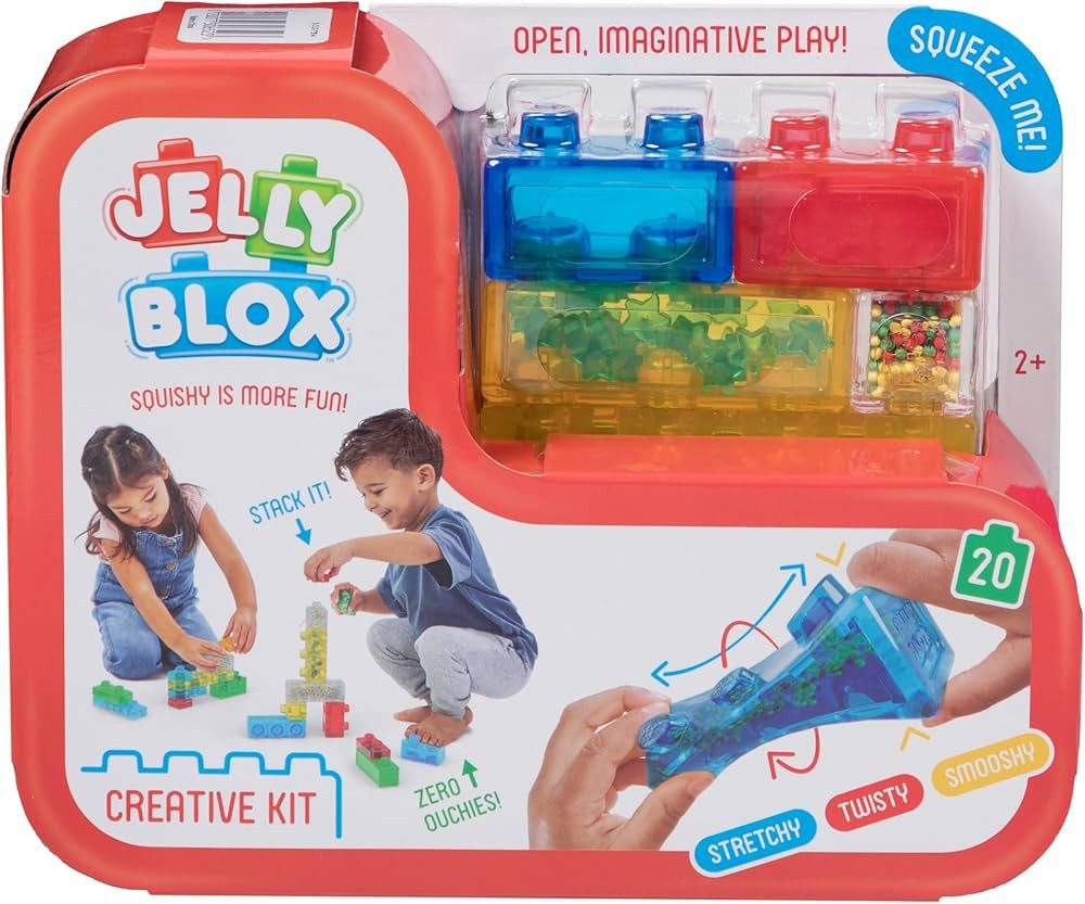 Goliath Jelly Blox Creative Kit | Includes 20 Blocks | Toddler & Preschool Building Blocks Kids C... | Amazon (US)