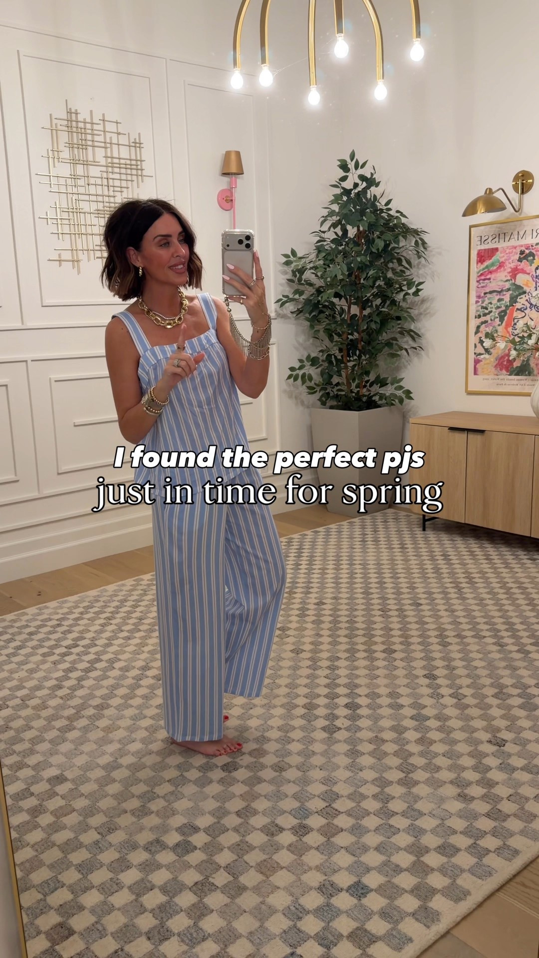 Wide strap cotton pajama set - size M



#LTKTravel #LTKmorningroutine #LTKSeasonal