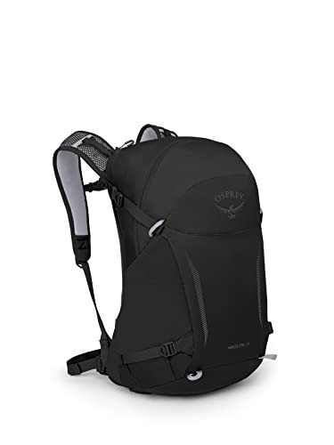 Osprey Hikelite 26L Unisex Hiking Backpack – Lightweight Daypack with Breathable Backpanel and Raincover – Ideal for Day Hikes, Travel, and Everyday Use in Any Weather, Black | Amazon (US)