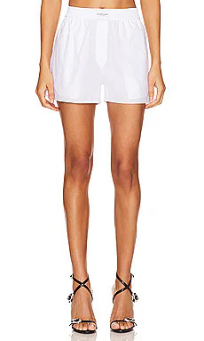 Alexander Wang Classic Boxer Short in White from Revolve.com | Revolve Clothing (Global)