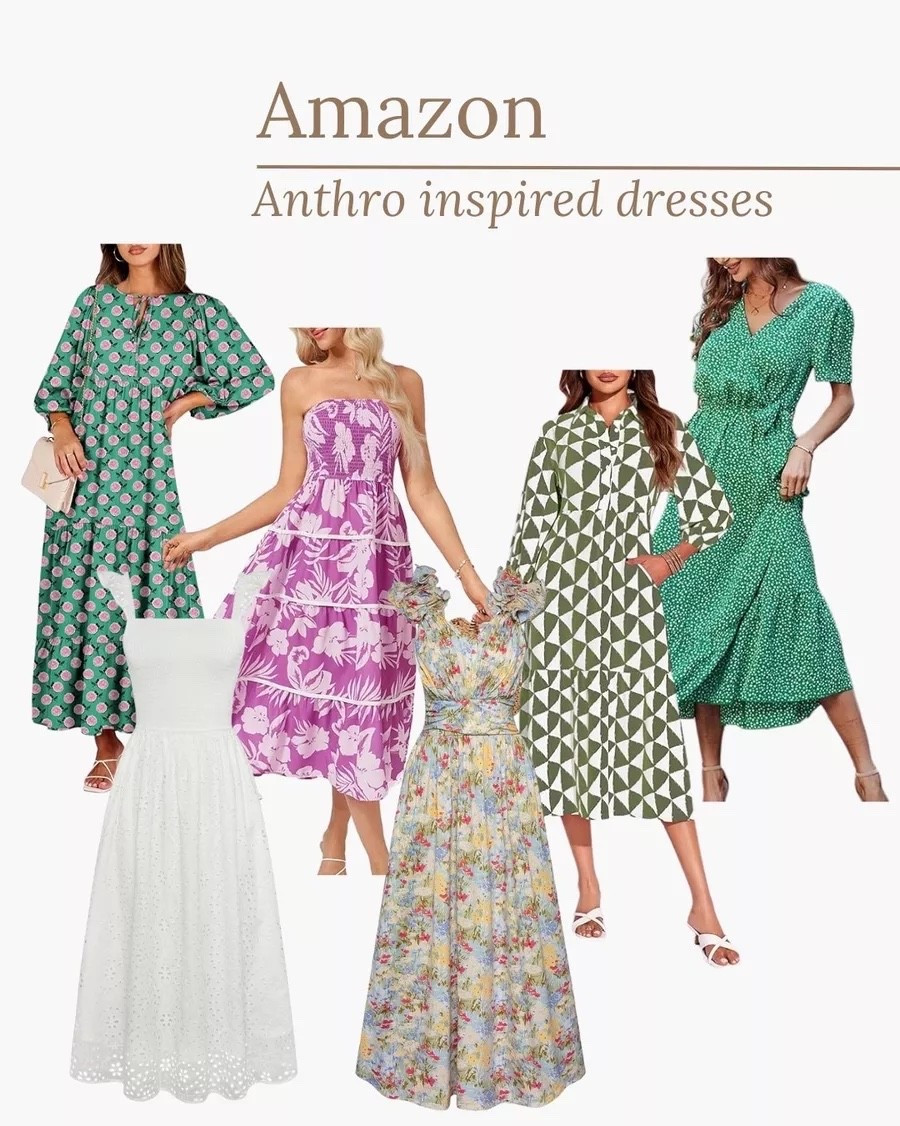 Amazon Anthropologie inspired dresses!

#designerinspired #amazonfashion  #womensdress 

#LTKStyleTip