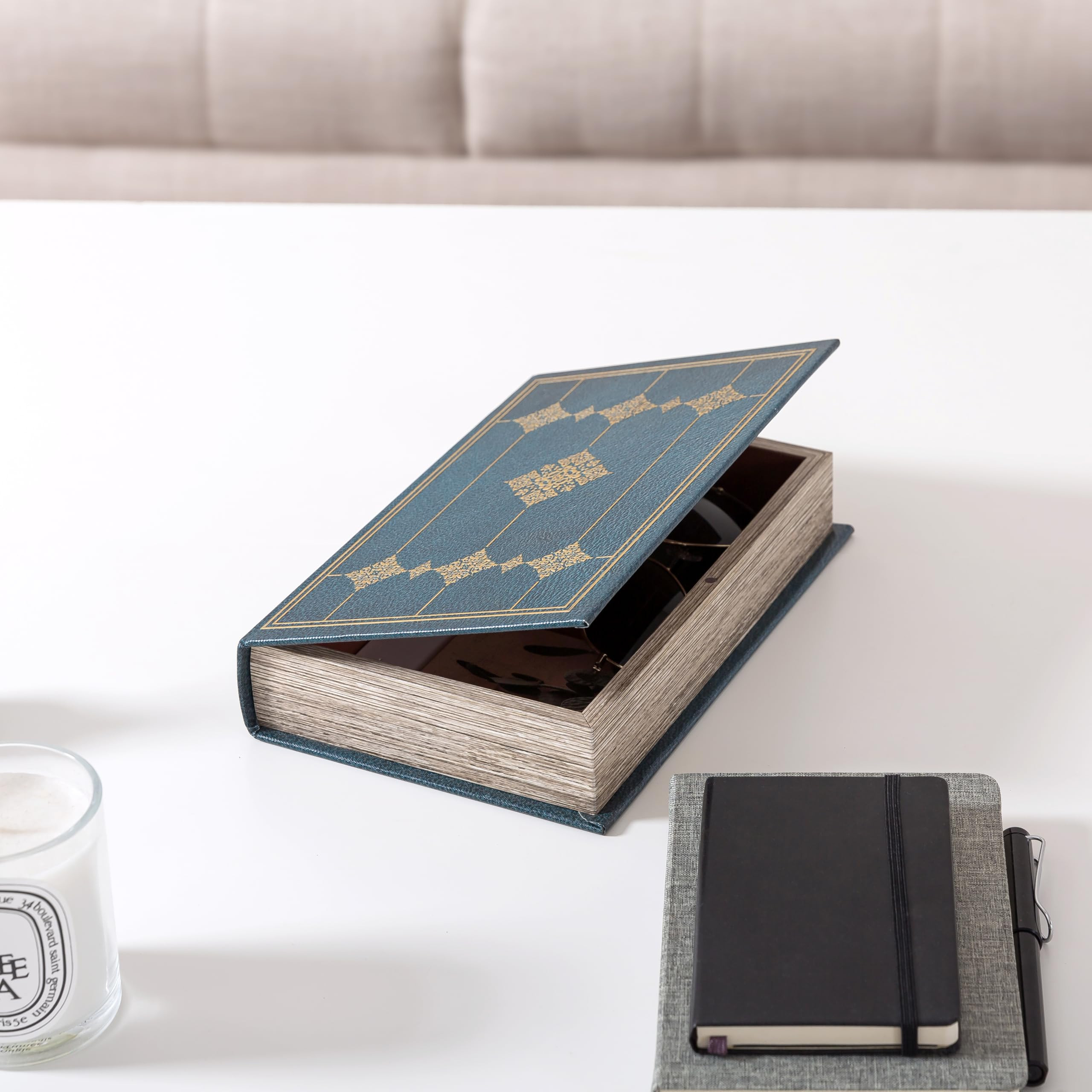 Soul & Lane Faux Book Storage Box – 10" x 6.7" x 1.8" Book Shaped Box with Magnetic Closure, De... | Amazon (US)