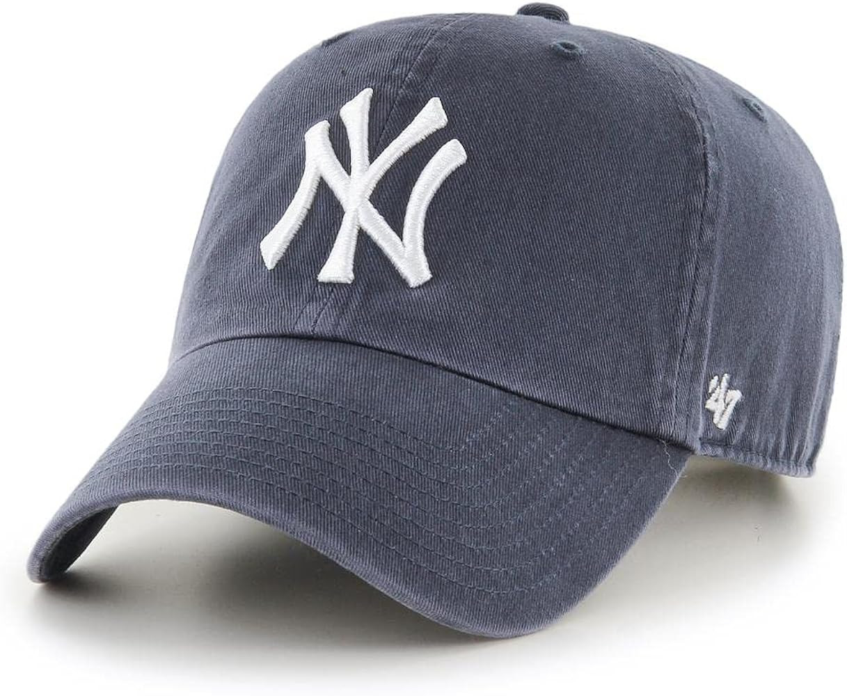 '47 MLB Vintage Navy Clean Up Adjustable Hat, Adult (New York Yankees Vintage Navy) | Amazon (US)