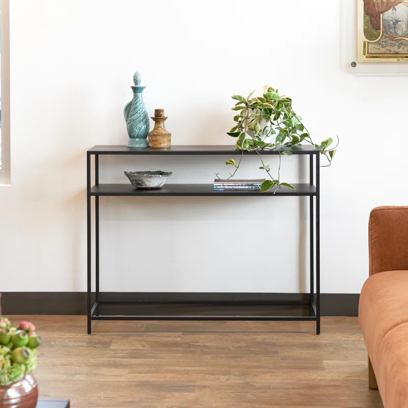 Hepp 40'' Steel Console Table | Wayfair North America