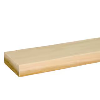 Poplar Board (Common: 1 in. x 3 in. x R/L; Actual: 0.75 in. x 2.5 in. x R/L) 21055 - The Home Dep... | The Home Depot