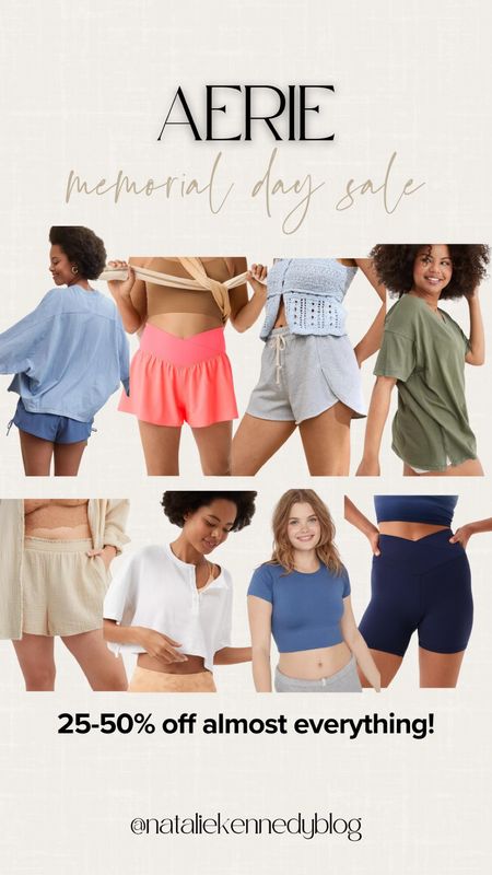 AERIE- 25-50% off almost everything!