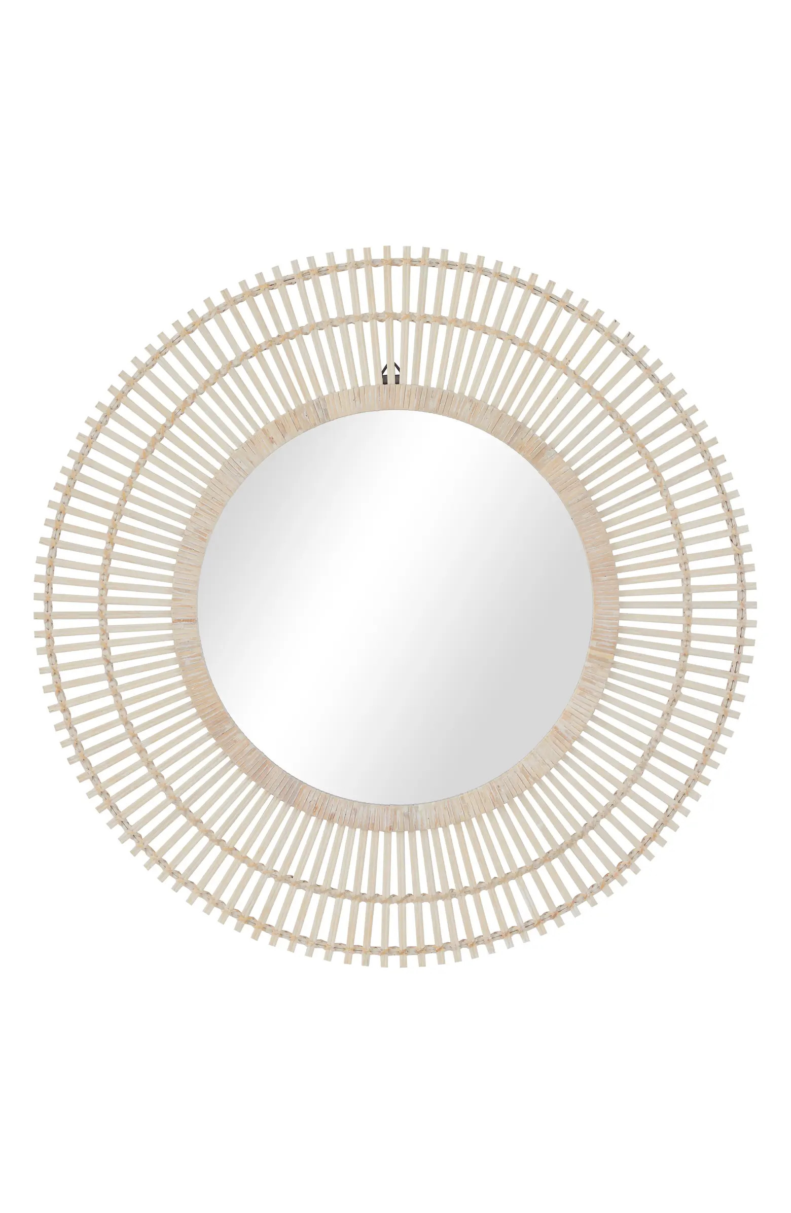 GINGER BIRCH STUDIO Cream Rattan Starburst Mirror | Nordstromrack | Nordstrom Rack