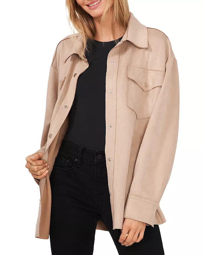 Snap Front Shacket | Bloomingdale's (US)