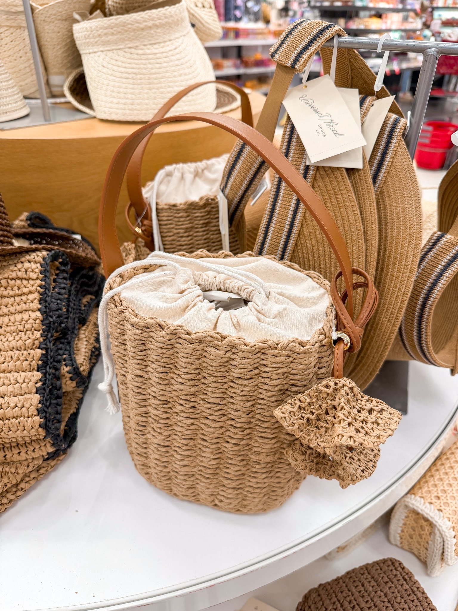 New straw bucket bag @Target 