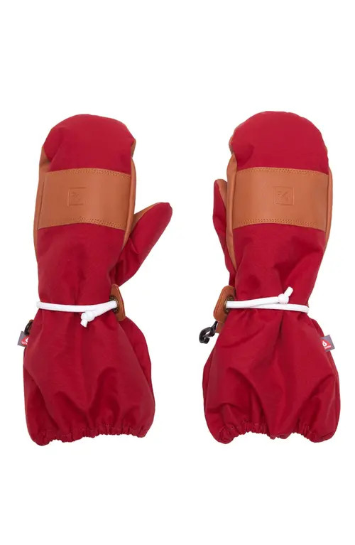 Northern Classics Waterproof Ski Mitten in Heritage Red at Nordstrom, Size Medium | Nordstrom