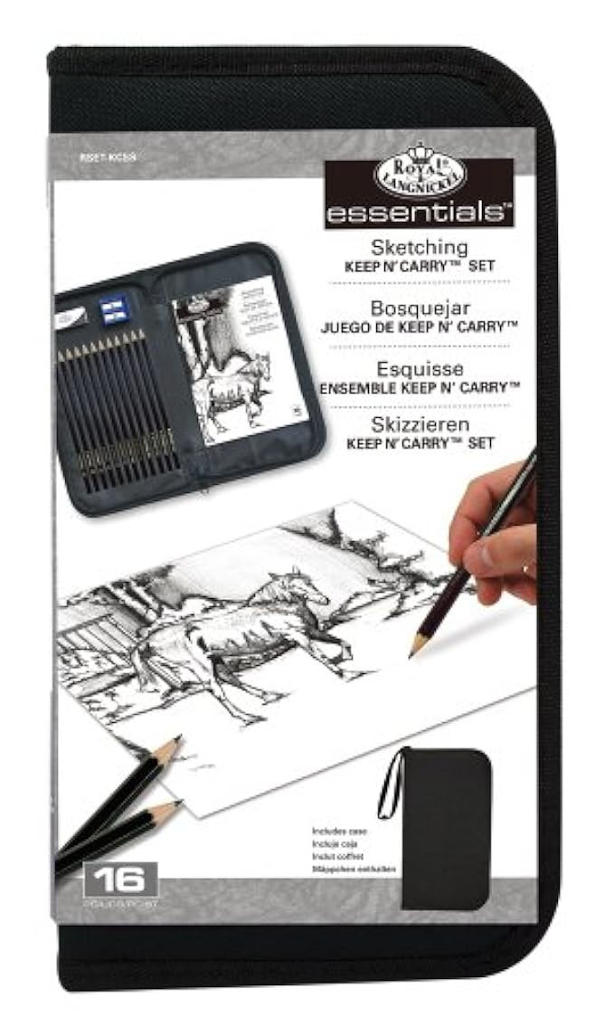 Drawing and Sketching Pencil Set In Zippered Carrying Case | Amazon (US)