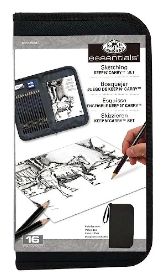Drawing and Sketching Pencil Set In Zippered Carrying Case | Amazon (US)