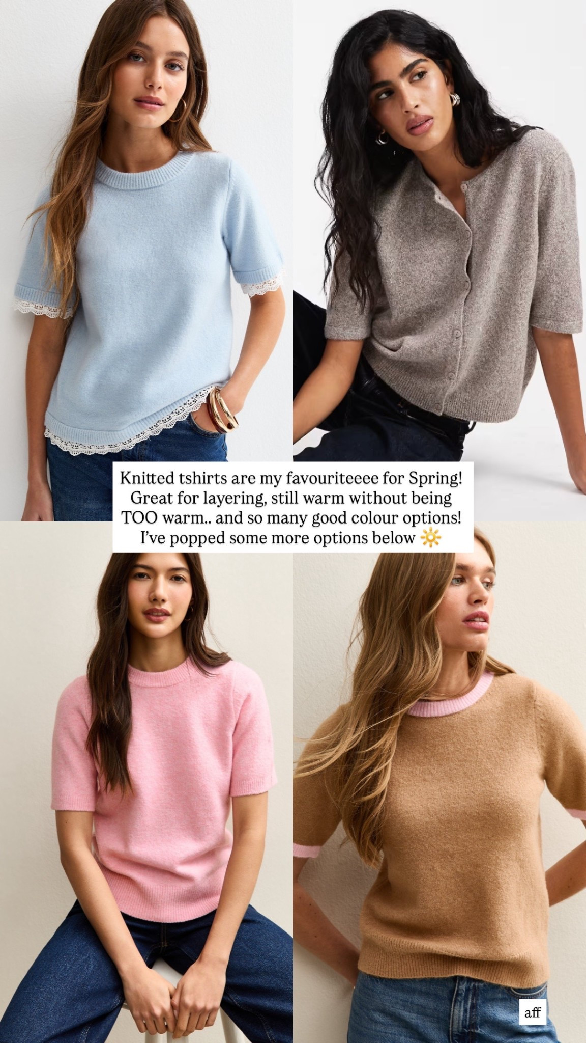 Love a knitted tshirt for Spring! 

#LTKuk #LTKstyletip #LTKspring