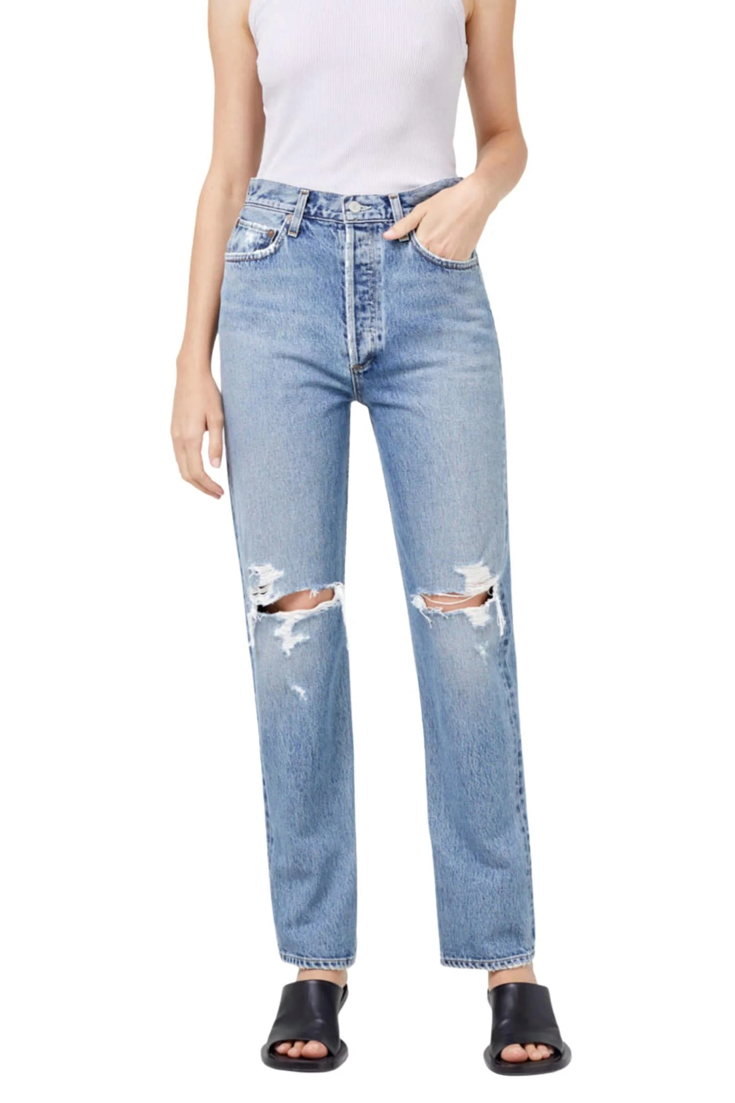 90's Pinch Waist Jeans In Rule | Shop Simon