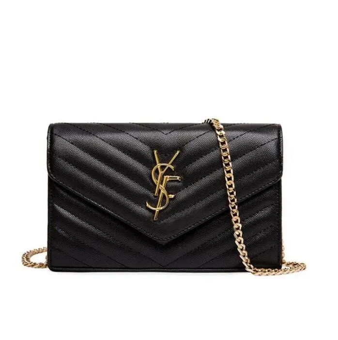 Designers Caviar Crossbody Bag Womens Luxurys Handbags Purse High-Quality Black Fashion Genuine L... | DHGate