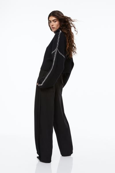 Tailored jersey trousers | H&M (UK, MY, IN, SG, PH, TW, HK)