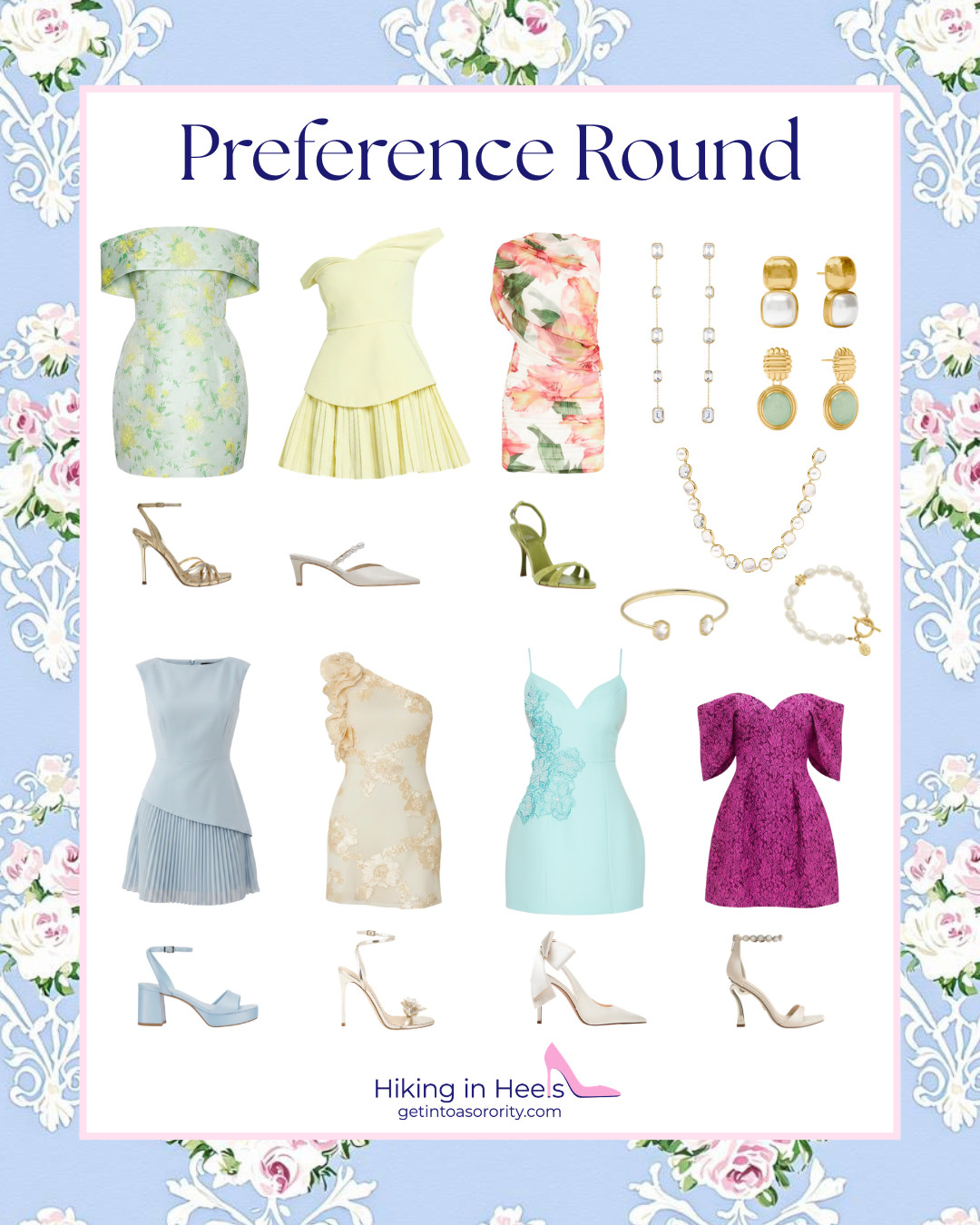 Preference round dresses! 💜🩷 

 