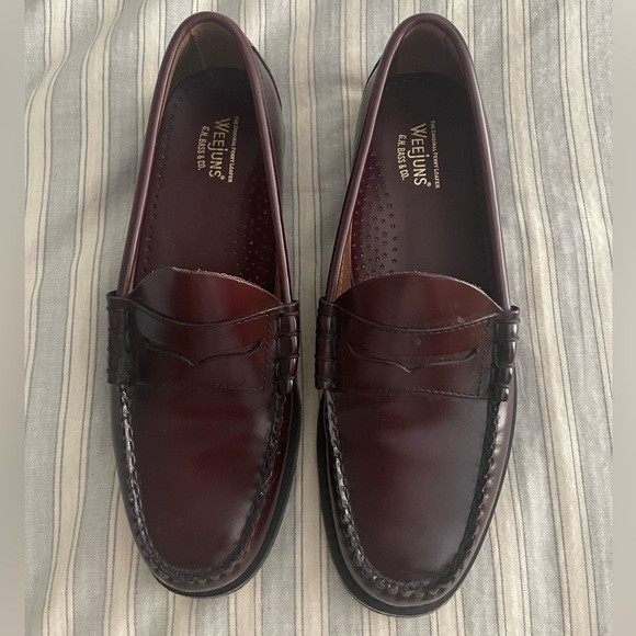 Bass Weejuns in burgundy(wide width) | Poshmark