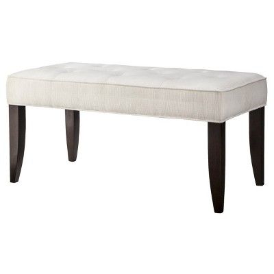 Roma Tufted End of Bed Bench - Cream - Dorel Living | Target