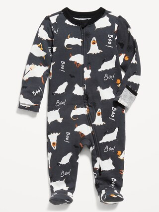 Matching Unisex 2-Way-Zip Sleep & Play Footed One-Piece for Baby | Old Navy (US)