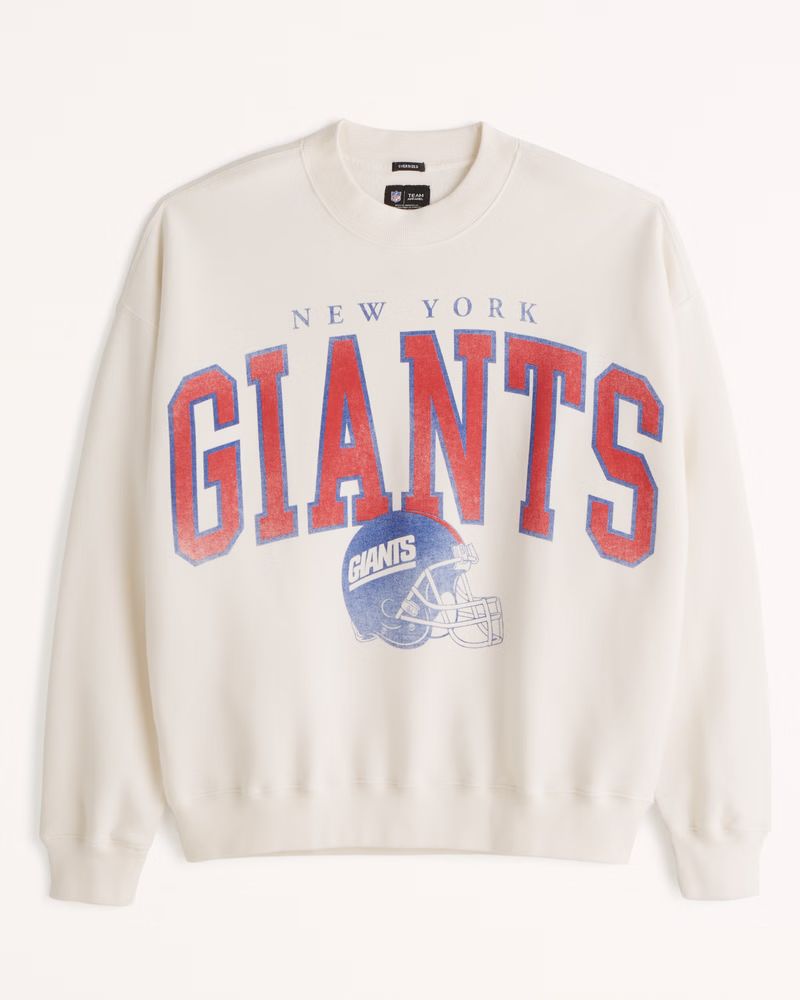 New York Giants Graphic Crew Sweatshirt | Abercrombie & Fitch (US)