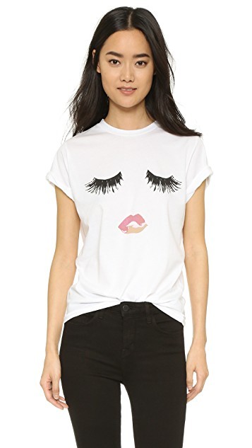 Lips & Lashes Tee | Shopbop