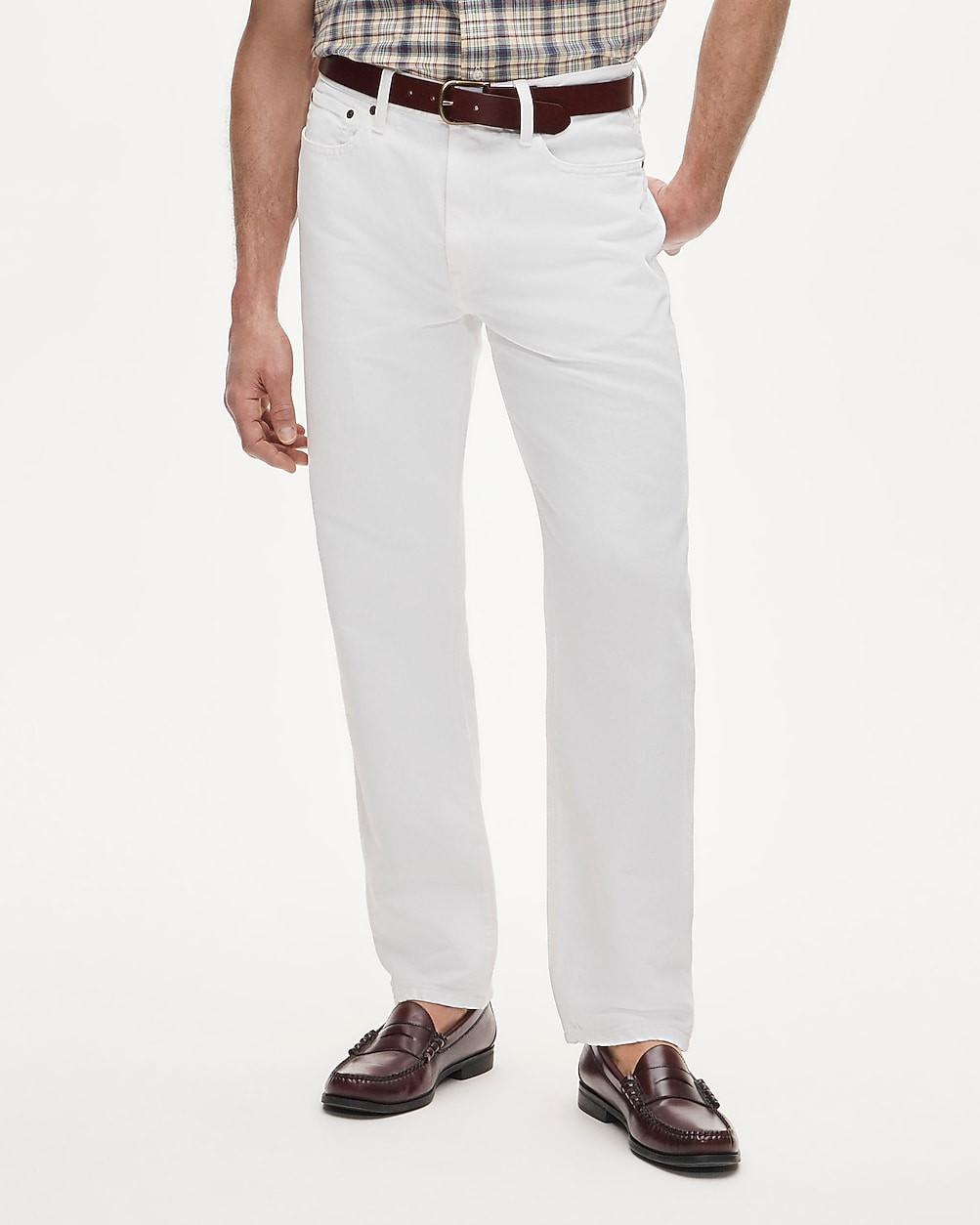 Classic Straight summerweight jean in cotton-linen blend | J. Crew US
