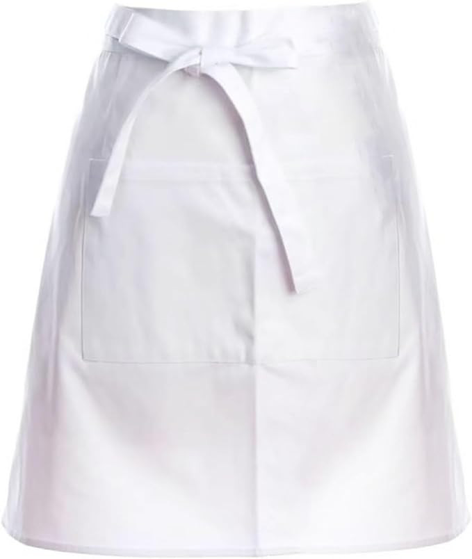 White Apron Waist,Half Apron,Chef Costume,Chef Apron For Men Women Adults Kitchen Cooking Aprons ... | Amazon (US)