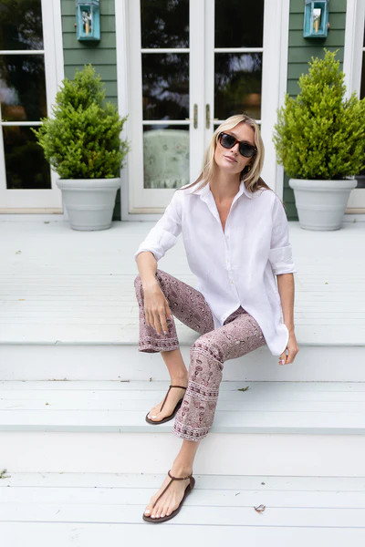 Bell Pant Twill - Coco Marbella | Julia Amory