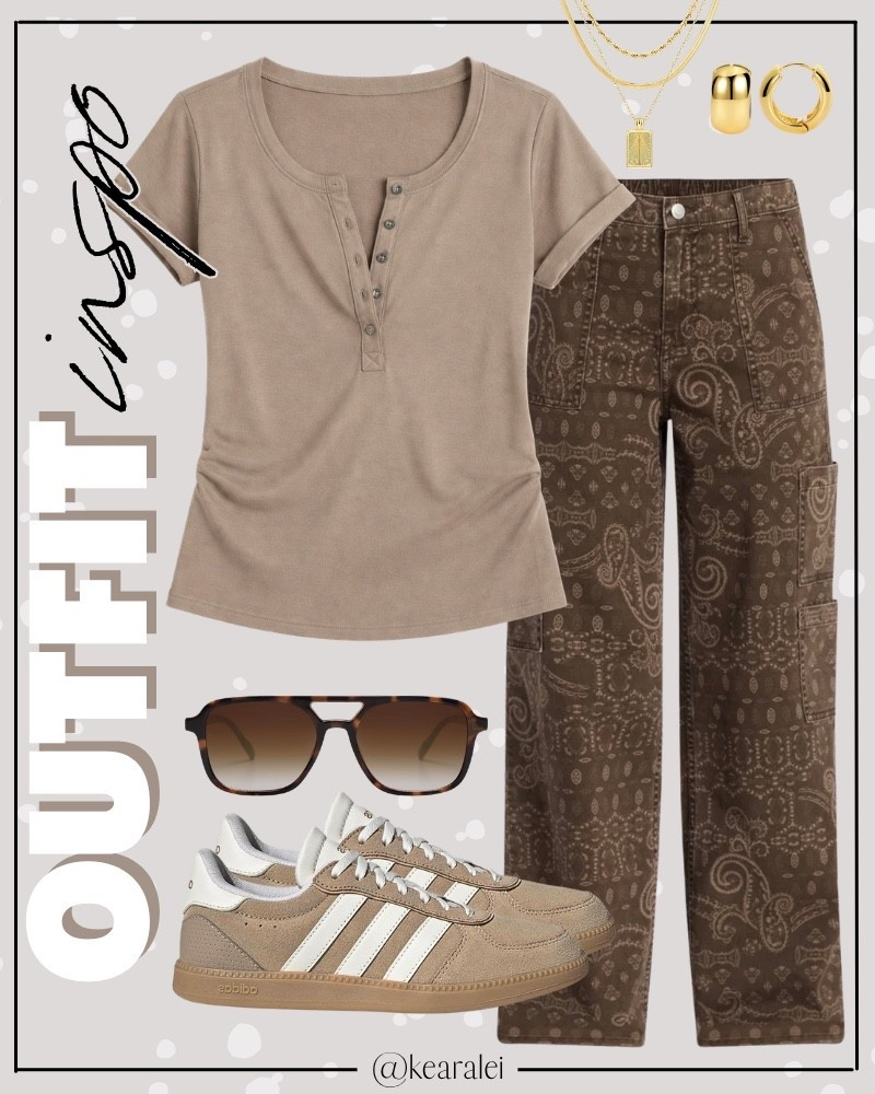 Spring outfits 2026 fall summer outfits cool mom outfit Amazon fashion brown bandana print paisley pattern cargo pocket pants bandana Pants Women Baggy Y2K Camouflage Cargo Pants High Waisted Wide Leg jeans denim Olive green utility jacket army green jackets with ribbed white tank top tan brown khaki beige adidas sambas sneakers shoes with tan puffer quilted carry all bag bum bag purse crossbody aviator sunglasses quilted puffer bum bag crossbody purse bumbag carryall || #amazon #outfit #walmart #spring #summer #freepeople #fall #affordable #cargo
.
.
.

Fitness Wear, Activewear, exercise outfit, workout leggings, sports bra, Lulu lemon, free people motion active athleisure Amazon fashion, teacher outfits, business casual, casual outfits, neutrals, street style, Midi skirt, Maxi Dress, Swimsuit, Bikini, Travel, skinny Jeans, Puffer Jackets, Concert Outfits, Cocktail Dresses, Sweater dress, Sweaters, cardigans Fleece Pullovers, hoodies, button-downs, Oversized Sweatshirts, Jeans, High Waisted Leggings, dresses, joggers, fall Fashion, winter fashion, leather jacket, Sherpa jackets, Deals, shacket, Plaid Shirt Jackets, apple watch bands, lounge set, Date Night Outfits, Vacation outfits, Mom jeans, shorts, sunglasses, Disney outfits, Romper, jumpsuit, Airport outfits, biker shorts, Weekender bag, plus size fashion, Stanley cup tumbler Target, Abercrombie and fitch, Amazon, Shein, Nordstrom, H&M, forever 21, forever21, Walmart, asos, Nordstrom rack, Nike, adidas, Vans, Quay, Tarte, Sephora, lululemon, free people, j crew jcrew factory, old navy


#LTKSaleAlert #LTKSeasonal #LTKootd