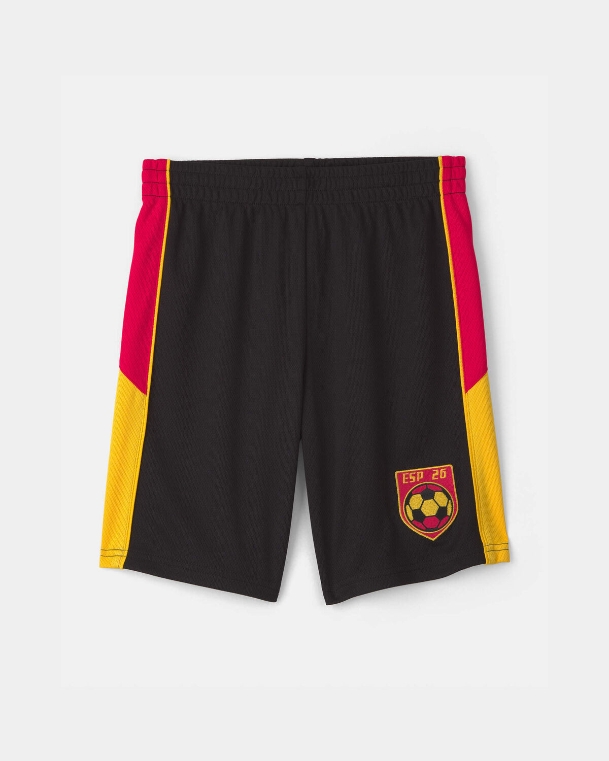 Kids Umbro Spain Mesh Soccer Shorts - Red/Yellow/Black | Carter's | Carter's Inc