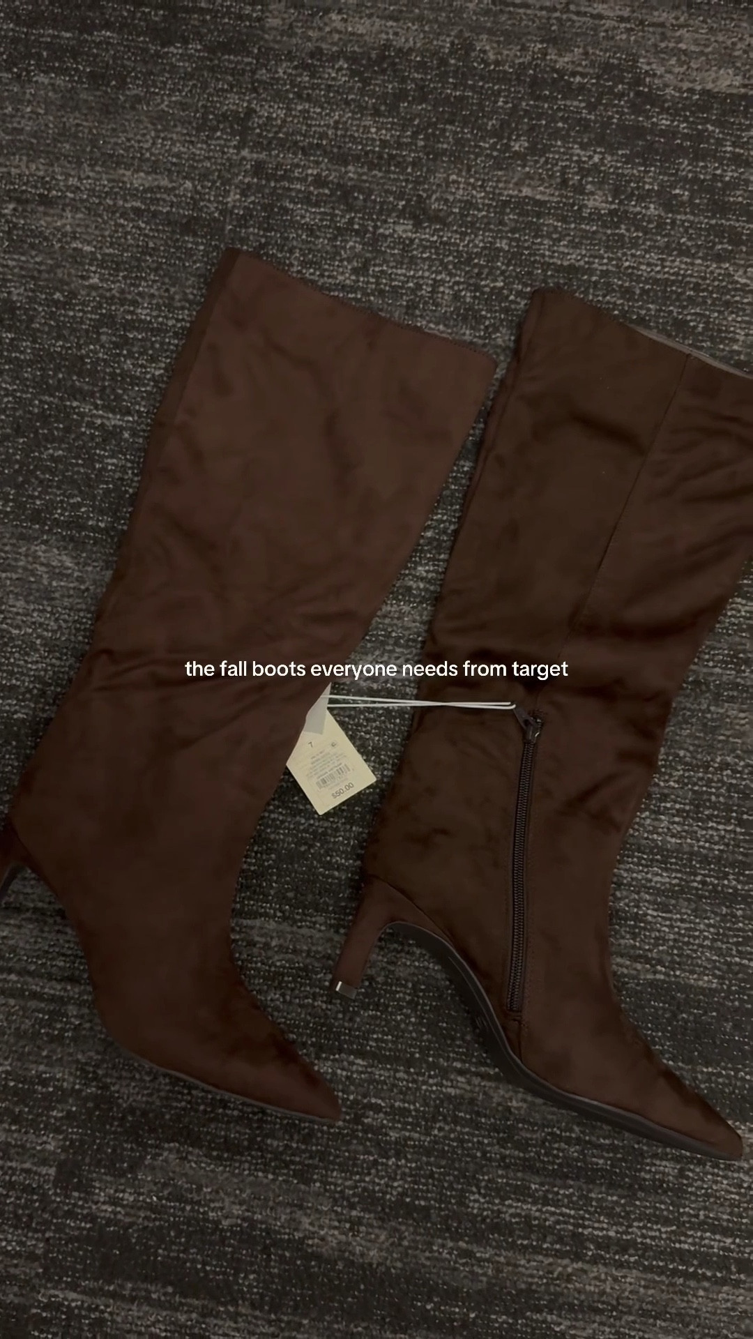 Fall boots that look designer but are target 🥹🤌🏼✨ $50 and just perfection. 

#LTKFindsUnder50 #LTKStyleTip #LTKShoeCrush