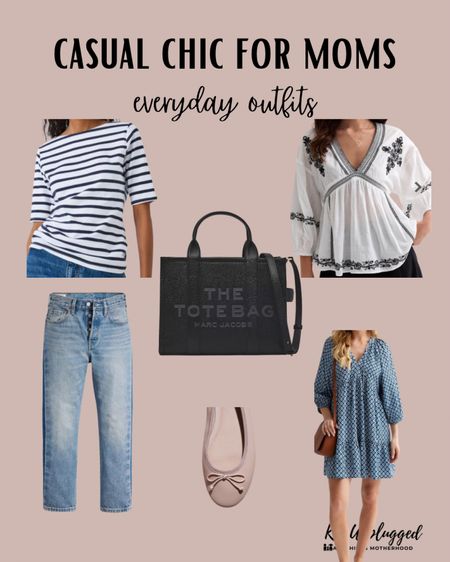 Step into effortless style with the “Casual Chic for Moms” , expertly designed for the busy mom on the go. This curated selection blends comfort and fashion, creating versatile outfits perfect for handling daily tasks with flair. Featuring boyfriend jeans and stretch denim for all-day ease, flowy blouses for a touch of femininity, and cozy knit sweaters and cardigans for layering, each piece is chosen with a mom’s needs in mind. Complement these basics with comfortable sneakers or ballet flats, and accessorize with minimalist jewelry or vibrant scarves to elevate the look. Whether running errands, attending school meetings, or enjoying a casual outing, these outfits ensure you look polished and feel comfortable throughout your day. Embrace a wardrobe that keeps you stylish without sacrificing comfort.